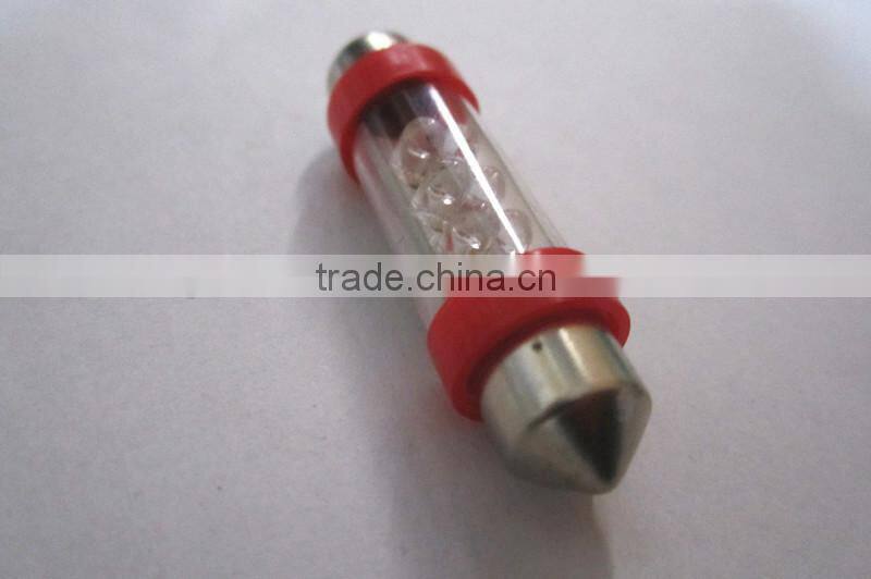 FESTOON 6 LED red automobile bulbs Auto Lighting System LED light LED lamp