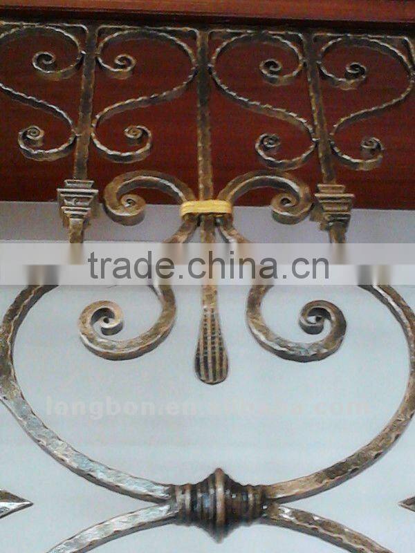 Top-selling wrought iron window grill design