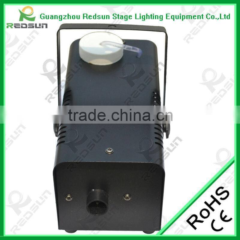 Guangzhou Redsun 1.5L 900w 3pcs led color smoke machine for stage decoration fog machine
