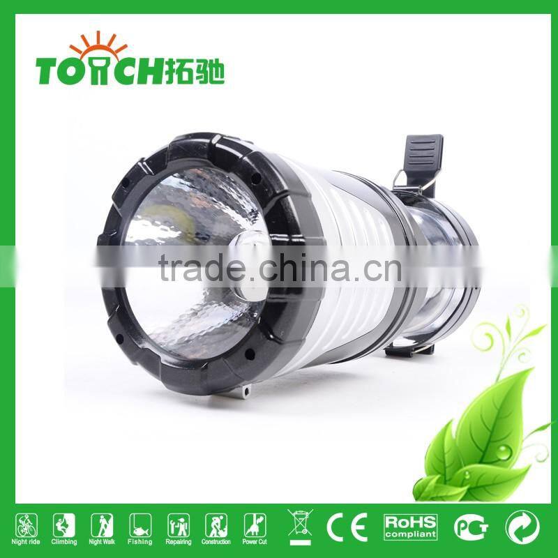 outdoor camping LED Lantern Lights 16+1 Fashion Golden Color Design super bright LED Tent Light Plastic Flashlight Portable lamp