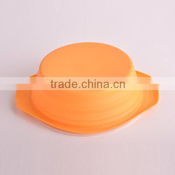 Silicone Ruber Colander with Cover