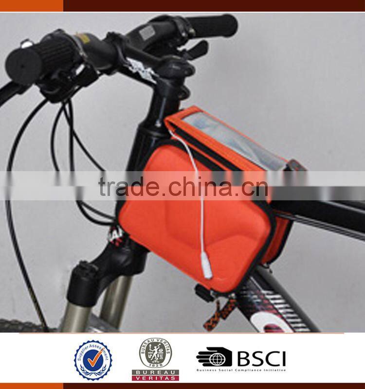 EVA Bicycle Frame Bag with Separable Cellphone Pocket