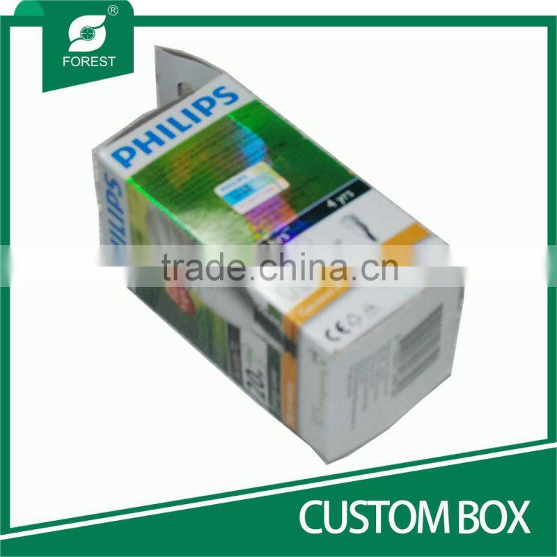 SMALL CUSTOM BOX FOR PACKING LED LAMP