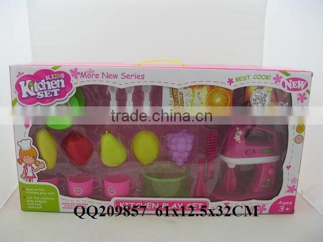 Funny plastic kitchen play toy set ,cooker play set for boys & girls