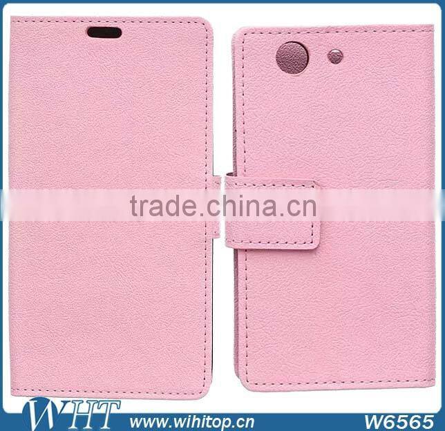 Phone Accessories Luxury Wallet Leather Flip Case for Sony Xperia Z4 Compact