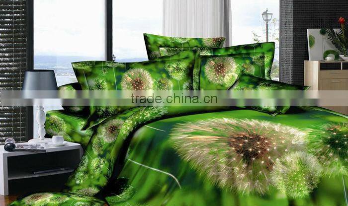 100% cotton 3D follower quilt cover set