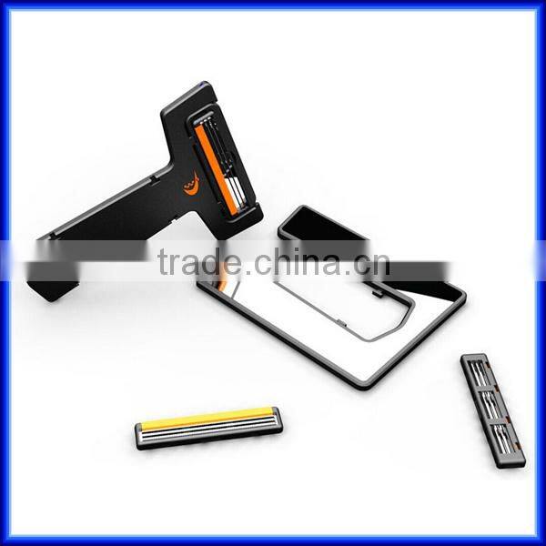 New mini design credit card Pocket razor with Mirror