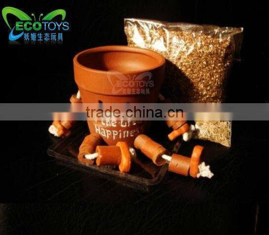 Robot grass doll,Grass hair doll