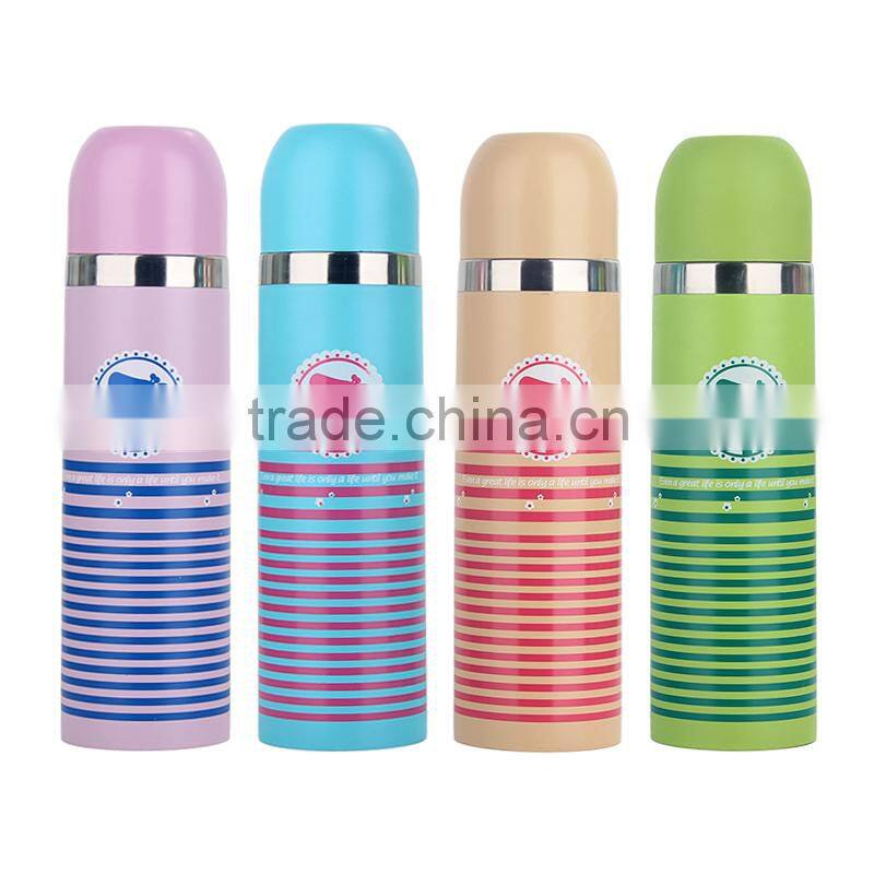 2016 hot sales vacuum flask wholesale stainless steel water bottle