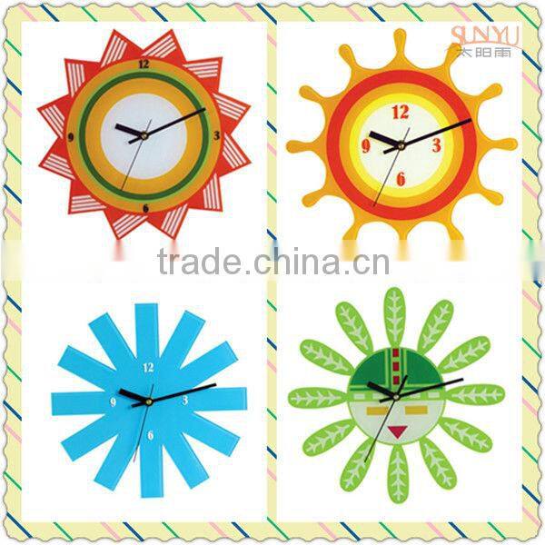 Customized acrylic wall clock with creativity and artistry