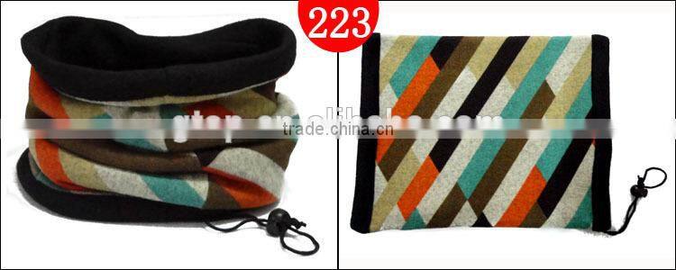 polar fleece winter neck warmer scarf 238