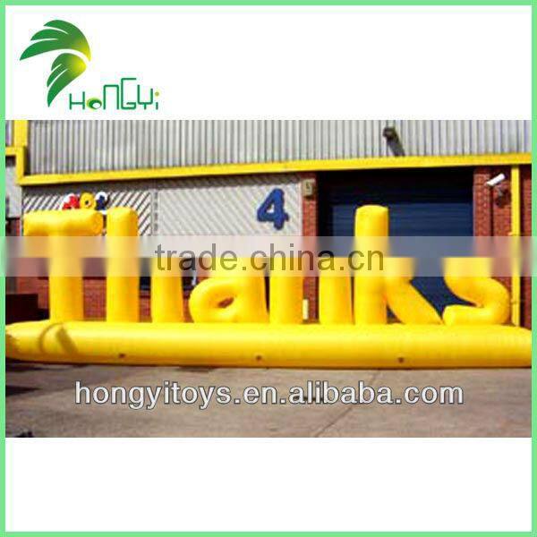 English Word Of Thanks Inflatable Shape