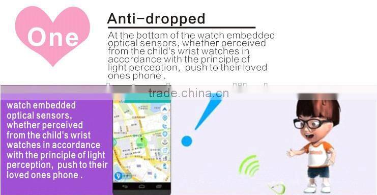 Lowest price smart GPS kid watch with history routing record and electronics fence function developed for children safety