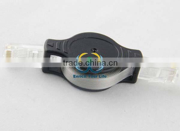 Sllsmy 1.5 M Retractable Cable Portable Notebook Computer Network Cable Lead