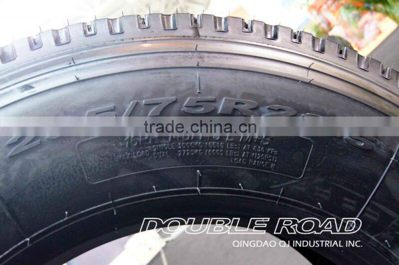 Double Road brand 295 75 22.5 truck tire for sale