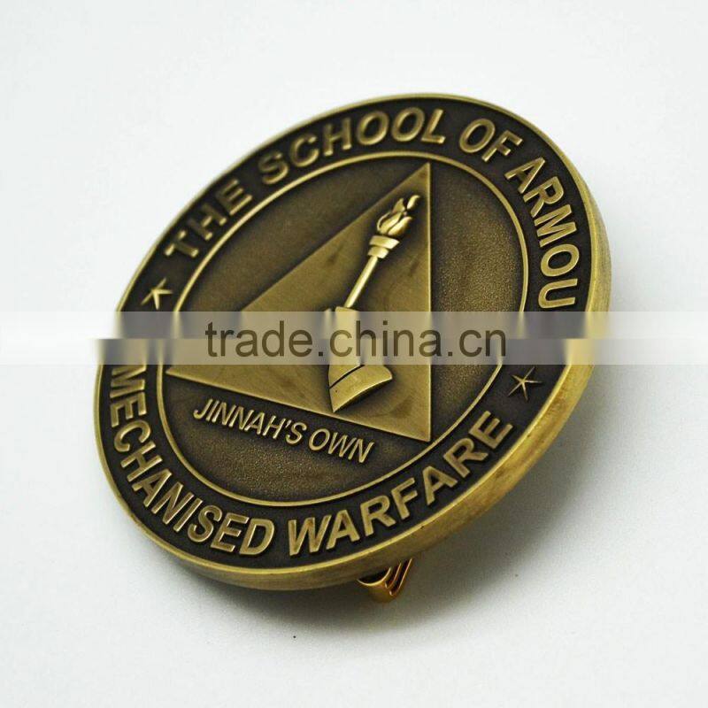 Wholesale custom antique brass souvenir coin