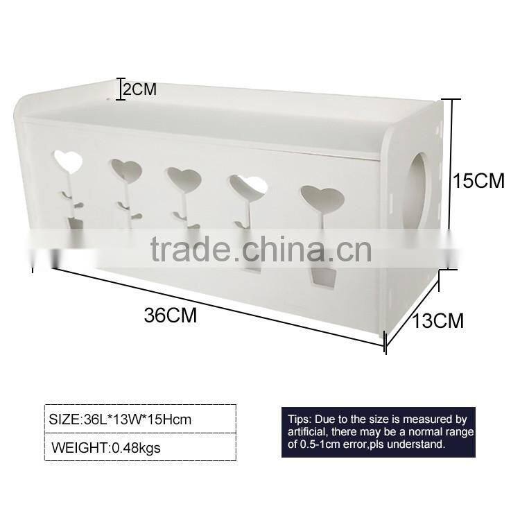 New Arrival Fashion Safety Socket Outlet Board Container Cables Storage Organizer Case Box