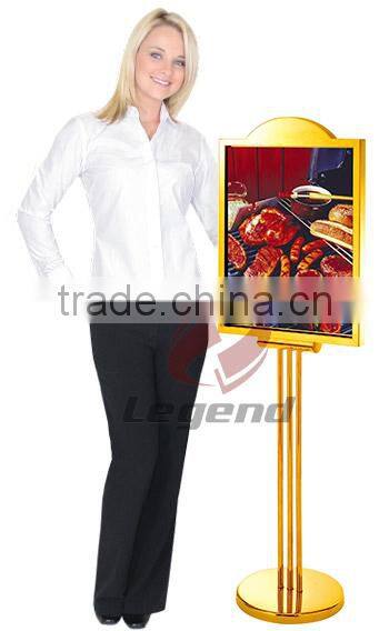Exhibition Standard display sign stand with Great Low Price
