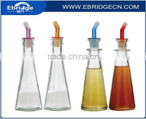 300ml clear glass cooking oil bottle with dispenser