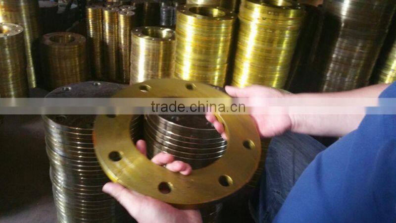 BS4504 PN10 PN16 carbon steel SS400 A105 yellow paint flange