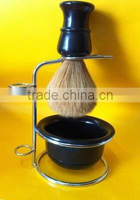 High-grade Stock Men Badger hair brush shaving wooden handle beard brush