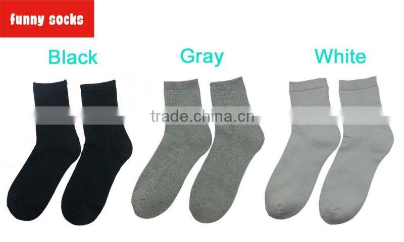 Funny cotton winter socks with your own logo custom personalized embroidery designs socks mens compression crew socks