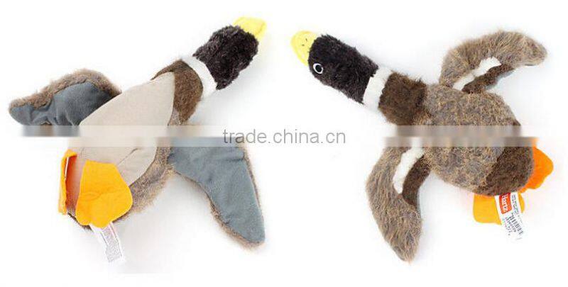 Pet Dog Puppy Stuffed Squeaking Toy Plush Puppy Honking Duck/stuffed duck toys for dog
