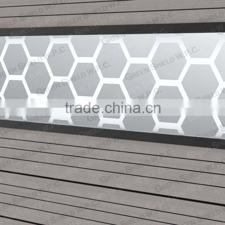 WPC/Wood Plastic Fence/Enclosure Wall 1.8m/2.0m