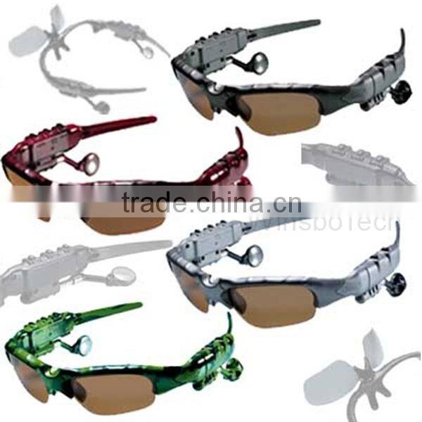 Portable sunglasses Mp3 with bluetooh, bluetooth glasses with Mp3