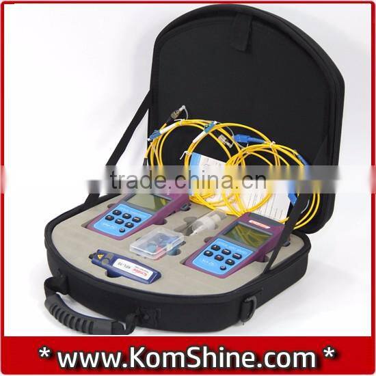 KLT-25M Optical Fiber Loss Test Kit/Optical Power Meter+ Optical Light Source SM & MM VFL 10km