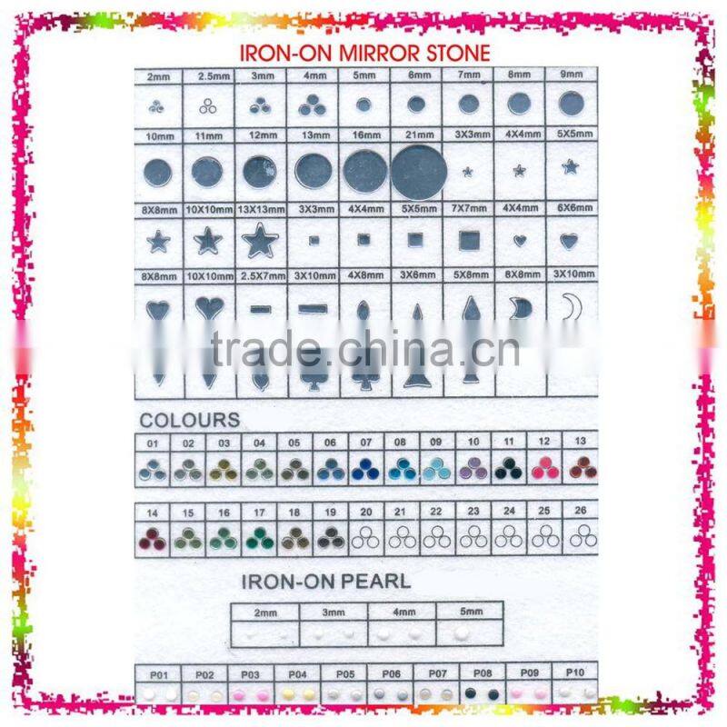 CROWN NAIL-HEAD IRON-ON RHINESTONE TRANSFER