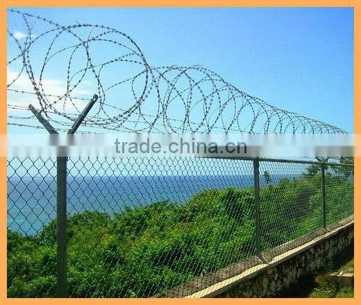 Barbed Tape Security Fencing For Military Sites Direct Manufacture