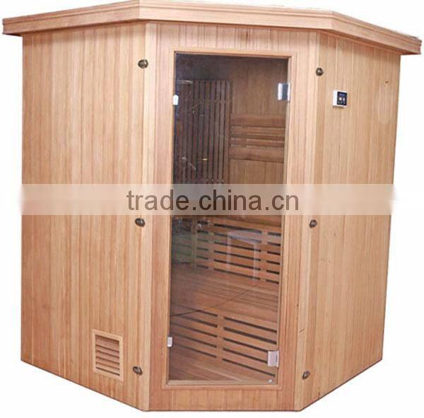 1.95*1.95*2.05m infrared personal steam sauna portable cheaper sauna room corner sauna house