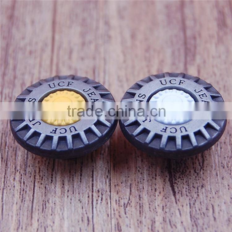 Antique bronze decorated handbags suit jacket metal busttons