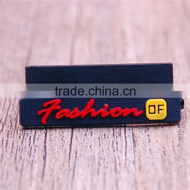 Private main silicone label for mens pretty woman clothing