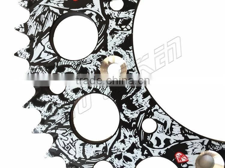 motorcycle aluminium alloy rear sprocket for KTM SX250 SX450