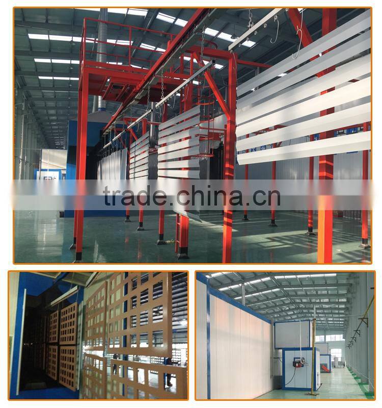 Automatic electrostatic liquid painting line