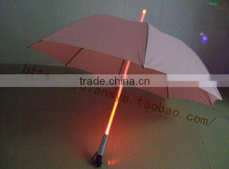 Colorful LED Lighting Umbrella with Torch