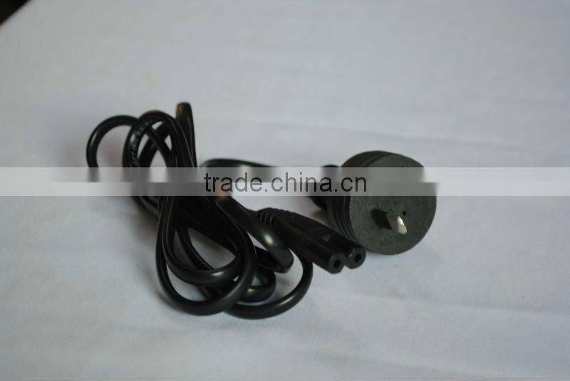 Hot 1.5m power cable 3 pin with US/UK/AU/EU/Italy plug