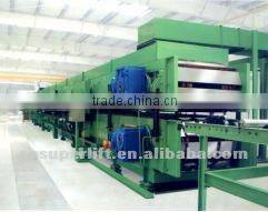 Continuous 50mm PU foam sandwich panel machine used in prefab houses