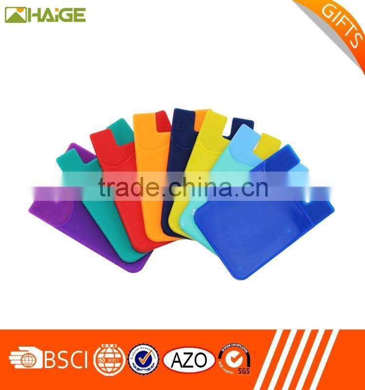 Professional custom silicone card holder print for smartphone