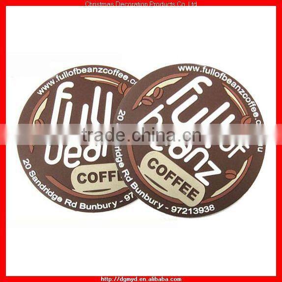 Top grade colorful soft PVC coaster for Promotion (KMS-1945)