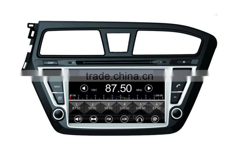 Factory OEM dashboard Dvd player gps radio 8" car dvd player for Hyundai i20 car dvd player 2014 with gps
