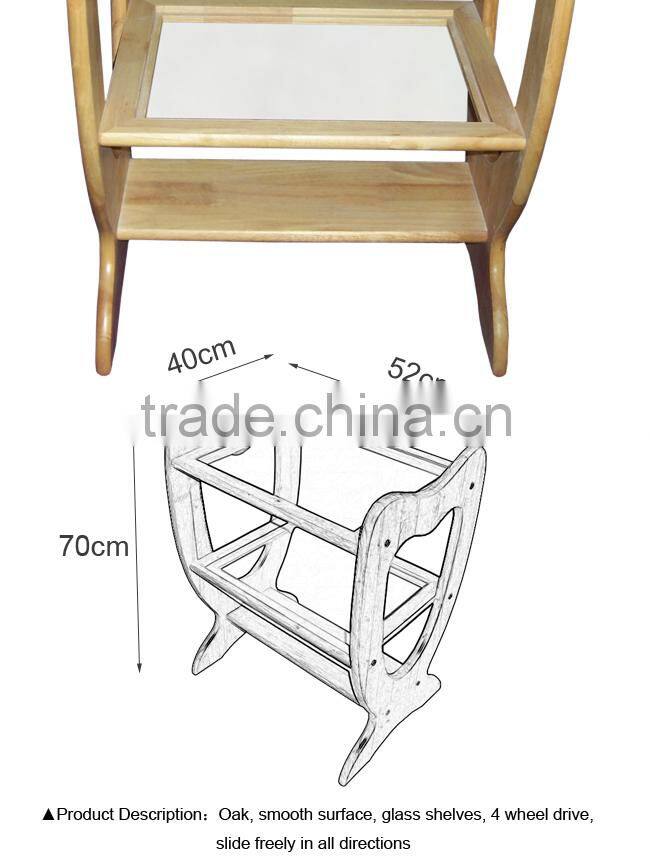 2016 HOT SALE OAK Trolly/Beauty Salon Furniture