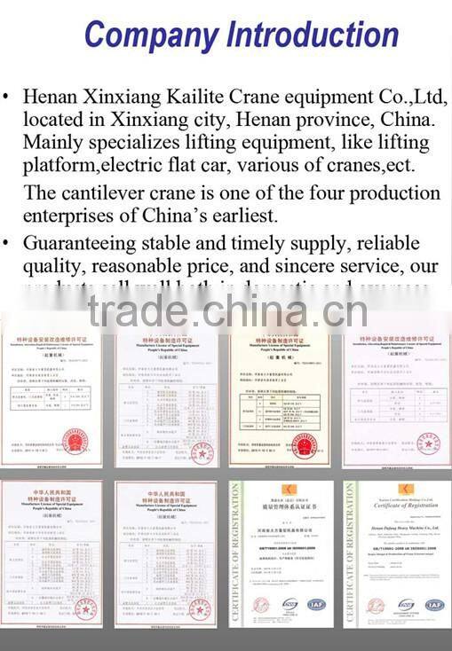 Remote Control 3t, 5t , 10t Single Girder Overhead Crane