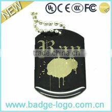 Custom Cheap Cool Fashion Promotional Dog Tag Necklace