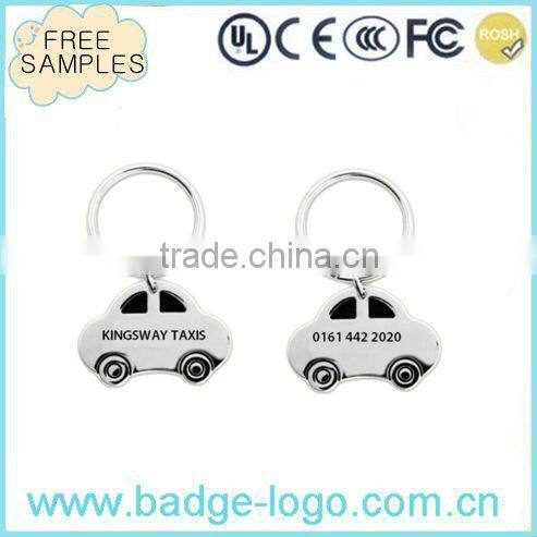 free sample heart shape novelty promotional couple metal keychain