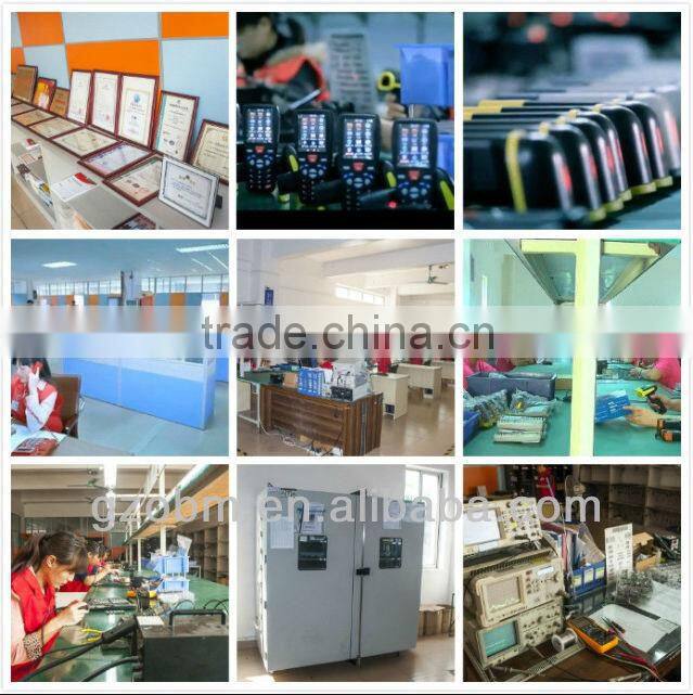 laser head barcode scanner with printer wireless winCE RFID /wifi/GPS/camera/