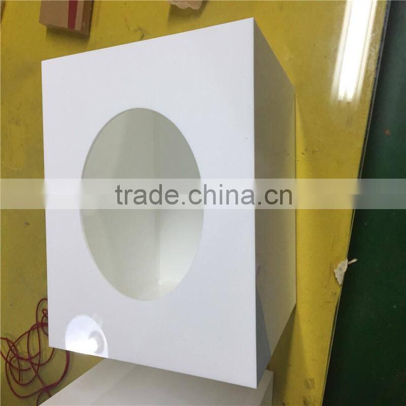 Blank tissue boxes wood cover