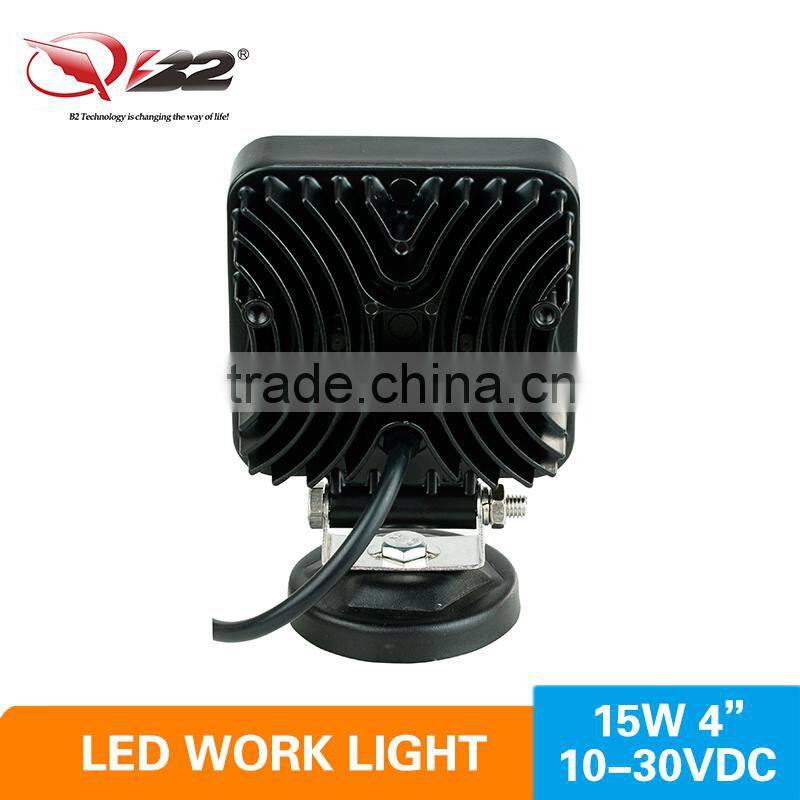 15w led driving lights square led working light for truck roof lights